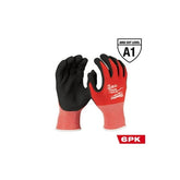 Milwaukee X-Large 10" Red Nitrile Level 1 Cut Resistant Dipped Work Gloves (6-Pack)